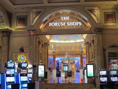 traversée casino pour Forum Shops